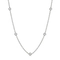 Galatea Aster Diamond Station Necklace