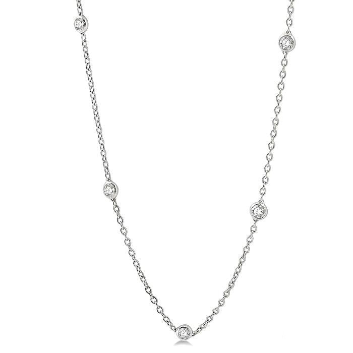 Galatea Aster Diamond Station Necklace