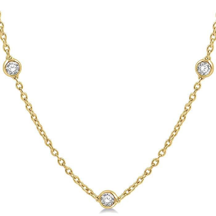 Wren Diamond Station Necklace