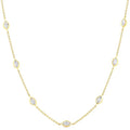 Elysian Marquise Shape Diamond Station Necklace