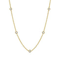 Kalliope Oleander Diamond Station Necklace