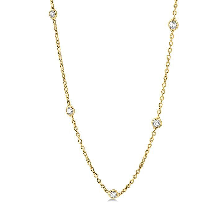 Bramble Diamond Station Necklace