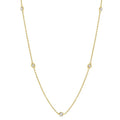 1/2 Ctw Round Cut Diamond Fashion Necklace in 14K Yellow Gold