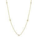 Riviera Silhouette Diamond Station Necklace