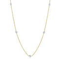 Zofia Violet Diamond Station Necklace
