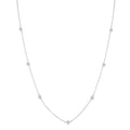Vesper Clover Diamond Station Necklace