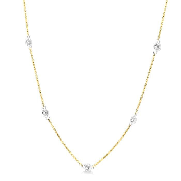 Nova Aurora Diamond Station Necklace