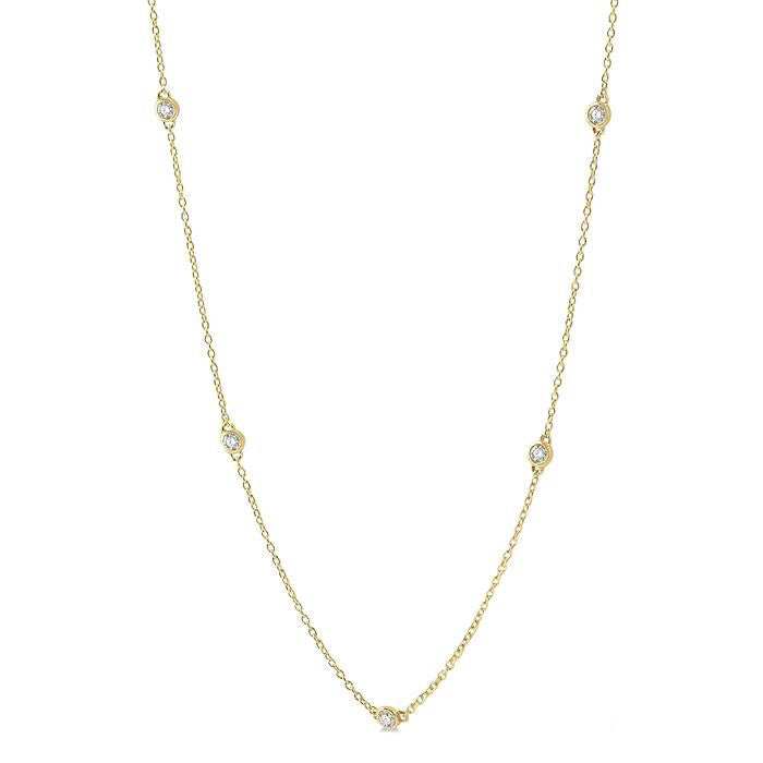 Gala Diamond Station Necklace