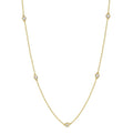 3/4 Ctw Round Cut Diamond Fashion Necklace in 14K Yellow Gold