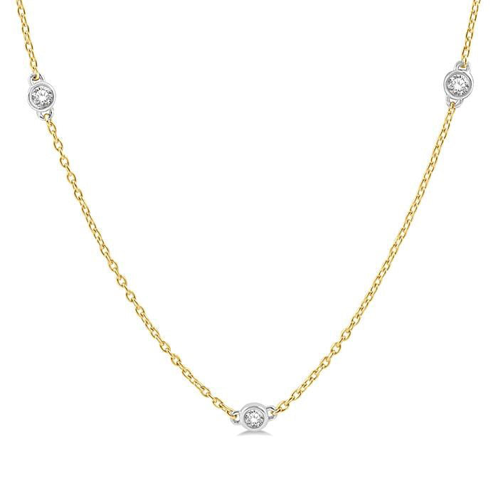Allure Regalia Diamond Station Necklace