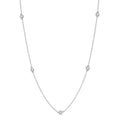 Sable Diamond Station Necklace