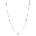 Raven Diamond Station Necklace