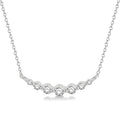 Bellona Minerva Graduated Diamond Fixed Smile Necklace