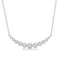 Dahlia Cascade Graduated Diamond Fixed Smile Necklace