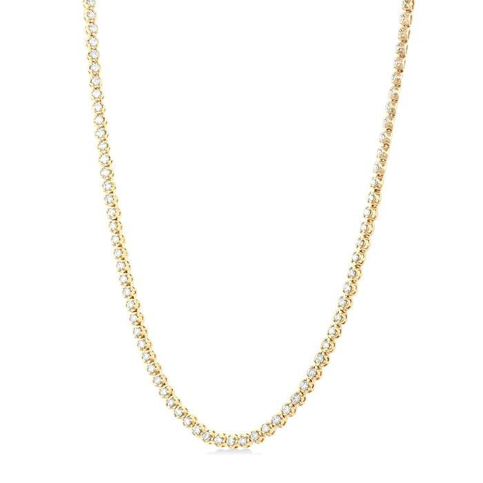 Meadow Riviera Illusion Diamond Tennis Necklace