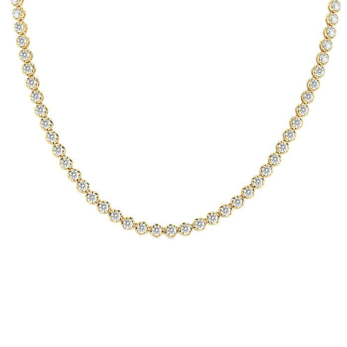 Tivoli Chantilly Illusion Diamond Tennis Necklace