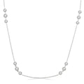 Gaia Thalia 3 Stone Diamond Station Necklace