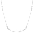 Gala Cinder 3 Stone Diamond Station Necklace