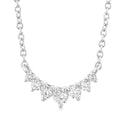 Waverly Yvaine Graduated Petite Diamond Fashion Smile Necklace