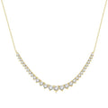 Umbria Oleander Graduated Diamond Smile Necklace