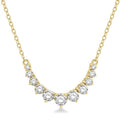 Thalia Ulyssa Graduated Diamond Smile Necklace
