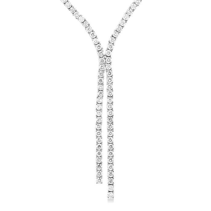Diamond Tennis Y Necklace