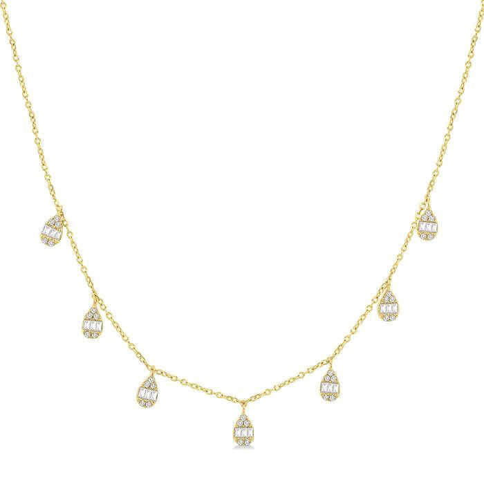 Willow Fusion Diamond Station Necklace