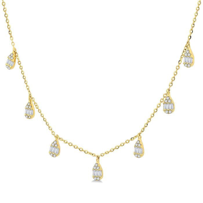 Willow Fusion Diamond Station Necklace