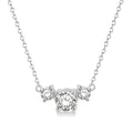 Aquila Sonata Round Shape Past Present & Future Diamond Necklace