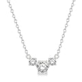 Starling Quiana Round Shape Past Present & Future Diamond Necklace