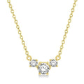 Drift Isolde Round Shape Past Present & Future Diamond Necklace