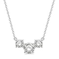 Ophelia Felina Round Shape Past Present & Future Diamond Necklace