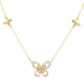 Butterfly Diamond Necklace