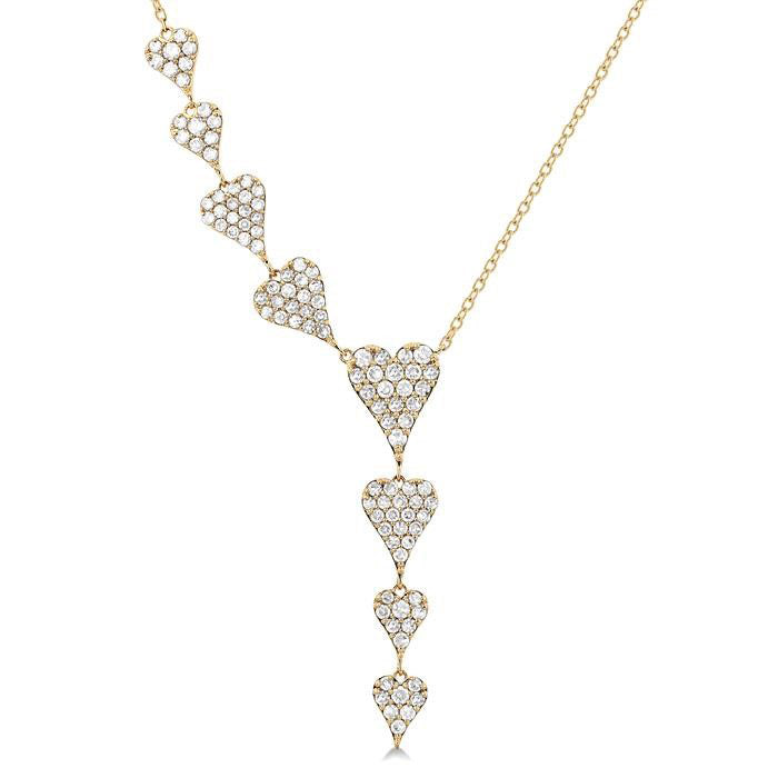 Heart Shape Diamond Necklace