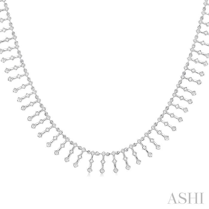Spike Diamond Fashion Necklace