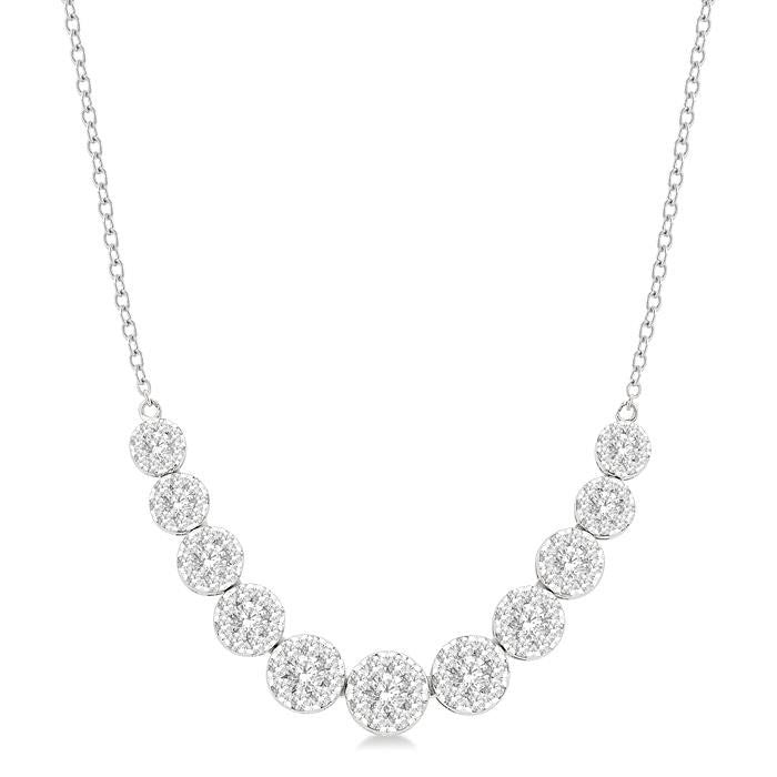 Eclipse Tide Shine Bright Essential Diamond Smile Necklace