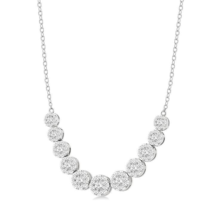 Eclipse Tide Shine Bright Essential Diamond Smile Necklace