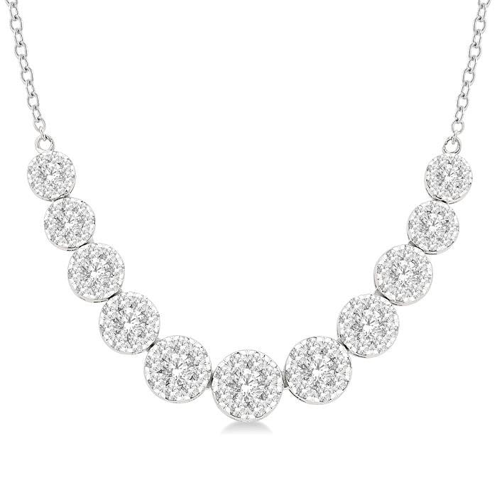 Eclipse Tide Shine Bright Essential Diamond Smile Necklace