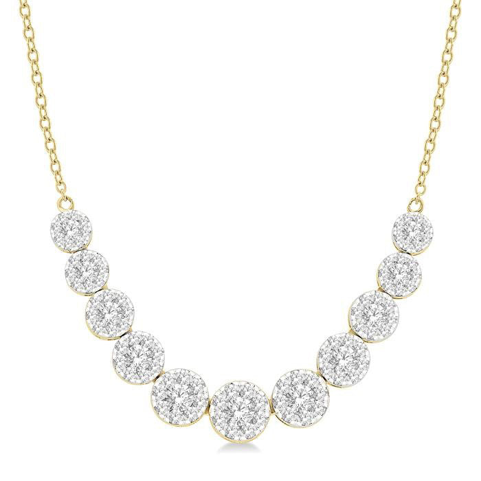 Shine Bright Essential Diamond Smile Necklace