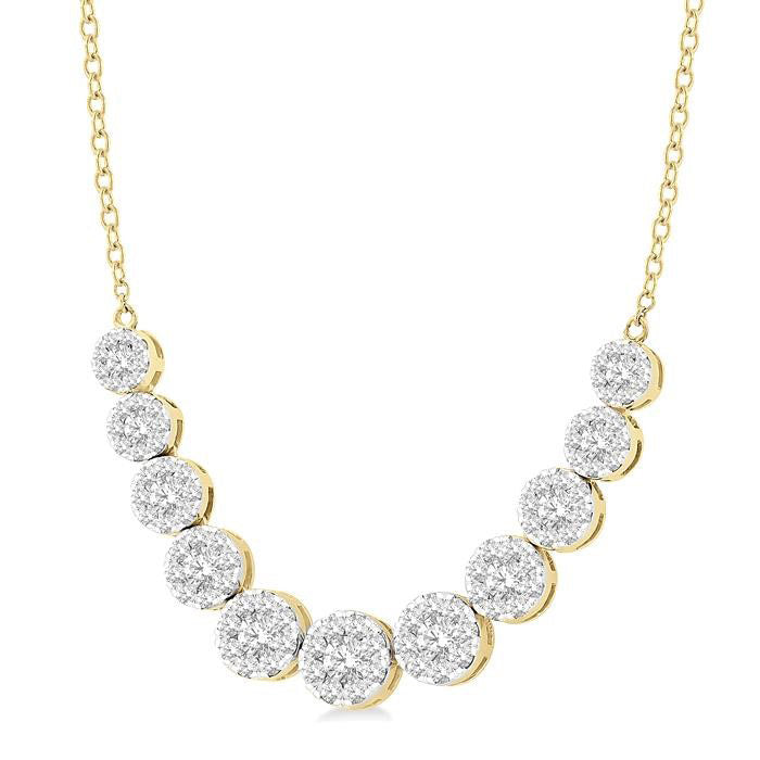 Shine Bright Essential Diamond Smile Necklace