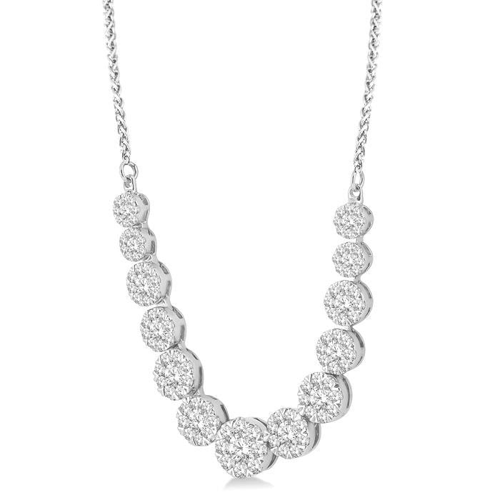 Quorra Harbor Shine Bright Essential Diamond Smile Necklace