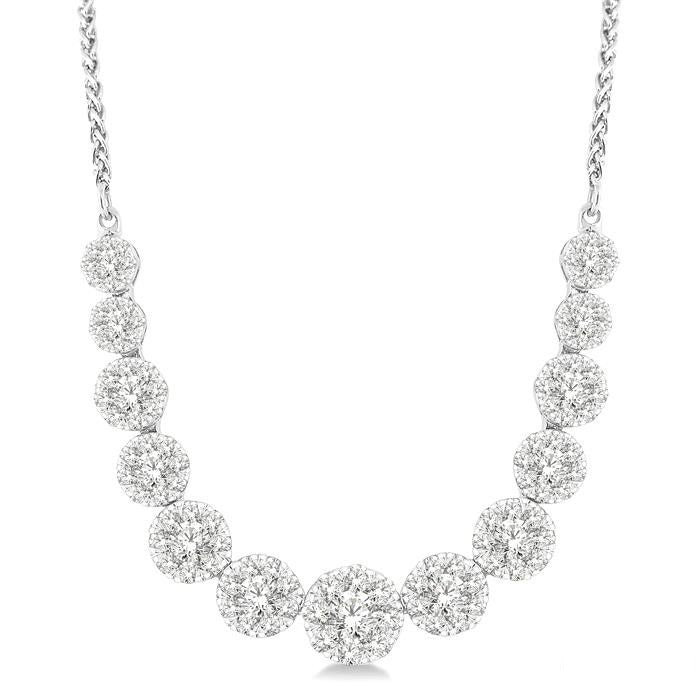 Riviera Shine Bright Essential Diamond Smile Necklace