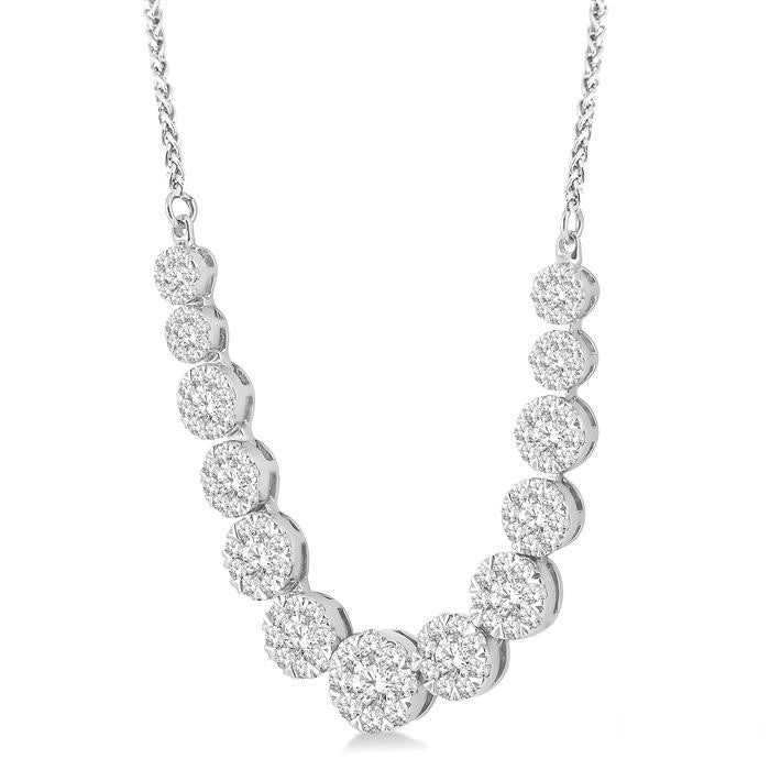 Riviera Shine Bright Essential Diamond Smile Necklace