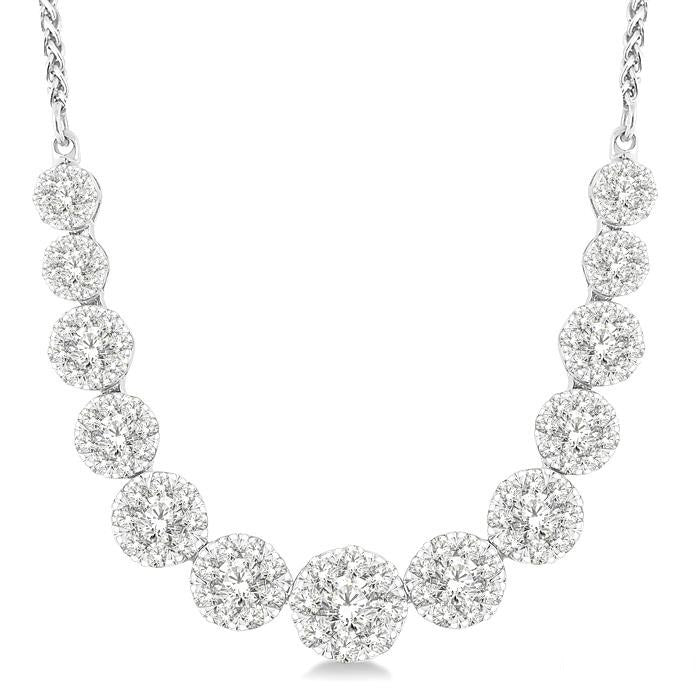 Riviera Shine Bright Essential Diamond Smile Necklace