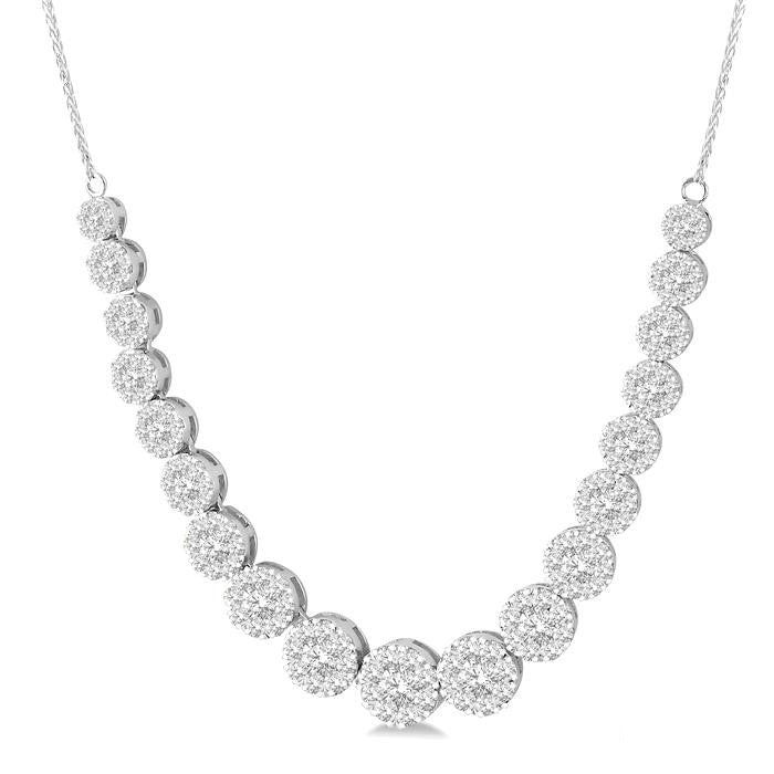 Tivoli Shine Bright Essential Diamond Smile Necklace
