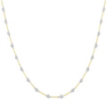 Prairie Bezel Set Diamond Station Necklace