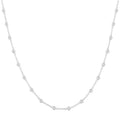 Harbor Bezel Set Diamond Station Necklace