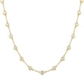 Imperial Starling Bezel Set Diamond Station Necklace