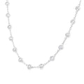 Harrier Bezel Set Diamond Station Necklace