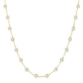 Olivia Bezel Set Diamond Station Necklace